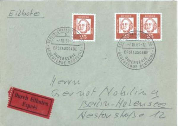 D FDC 0353 ● - 1961 10 001
